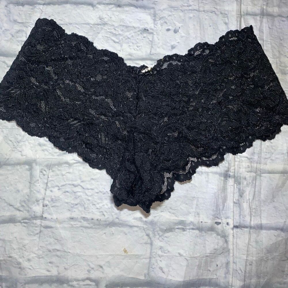 Smart & Sexy women 6 lace lingerie lace intimates black brand new